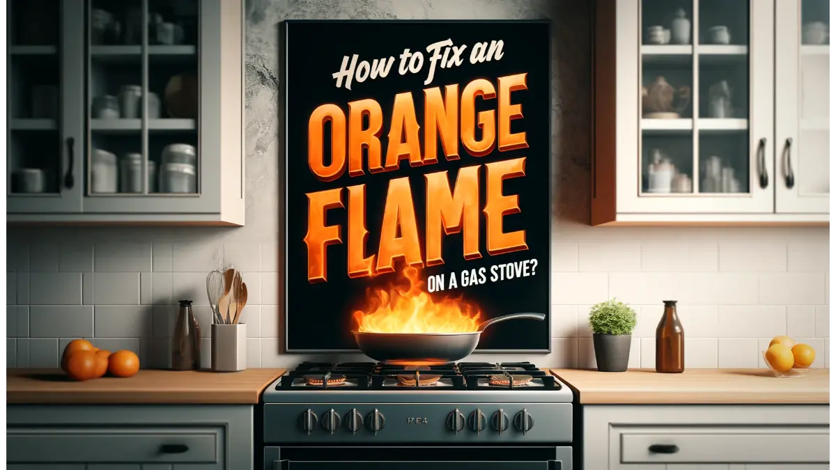 How to Fix an Orange Flame on a Gas Stove?