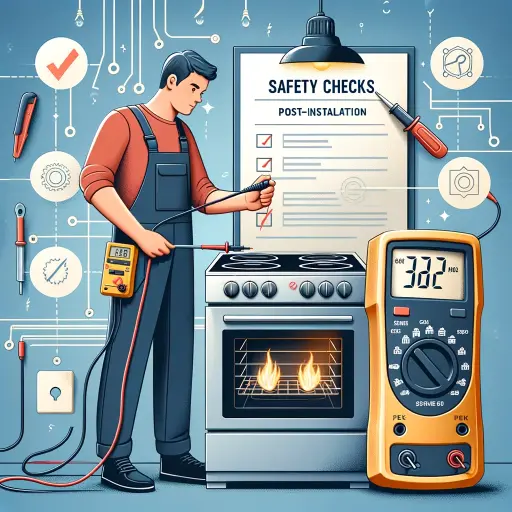 final safety checks after electric stove installation