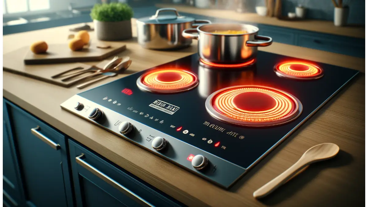 how to maintain medium heat on electric stove