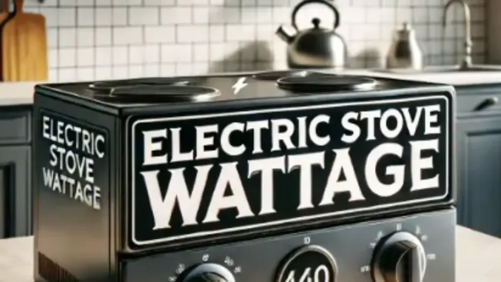 electric stove wattage