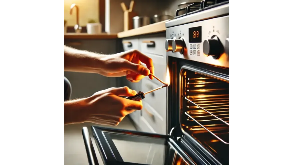 how to light a gas oven