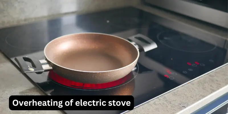 Are Electric Stoves Dangerous? Safety Facts Inside 4 a pan is placed on overheated electric stove