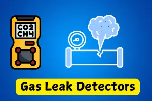 a yellow gas leak detector