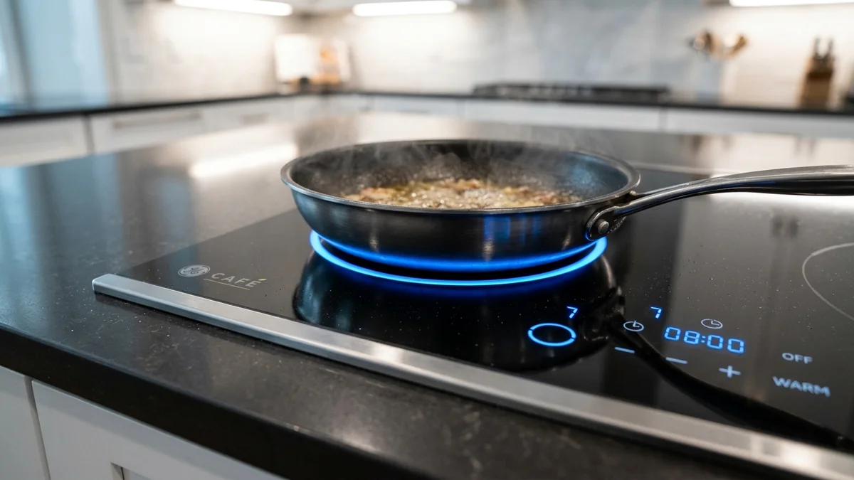 Café Induction Range Review: Luxury Design Meets Electromagnetic Precision 2 Café 3,700W Power Boil Induction Element with LED Control Ring