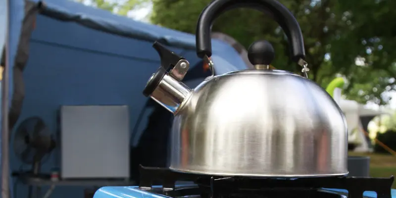 Electric Camp Stove Guide: Cook Smarter in the Wild 2 electric camp stove in campground