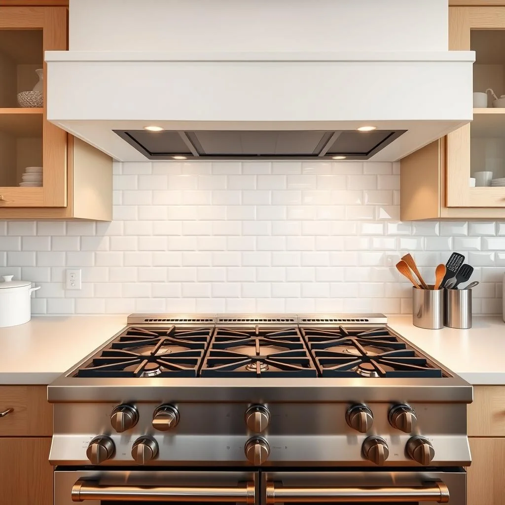 How to Turn Off a Stove: Gas, Electric & Induction 5 clean modern kitchen with gas range all knobs in off position no flames soft warm lighting