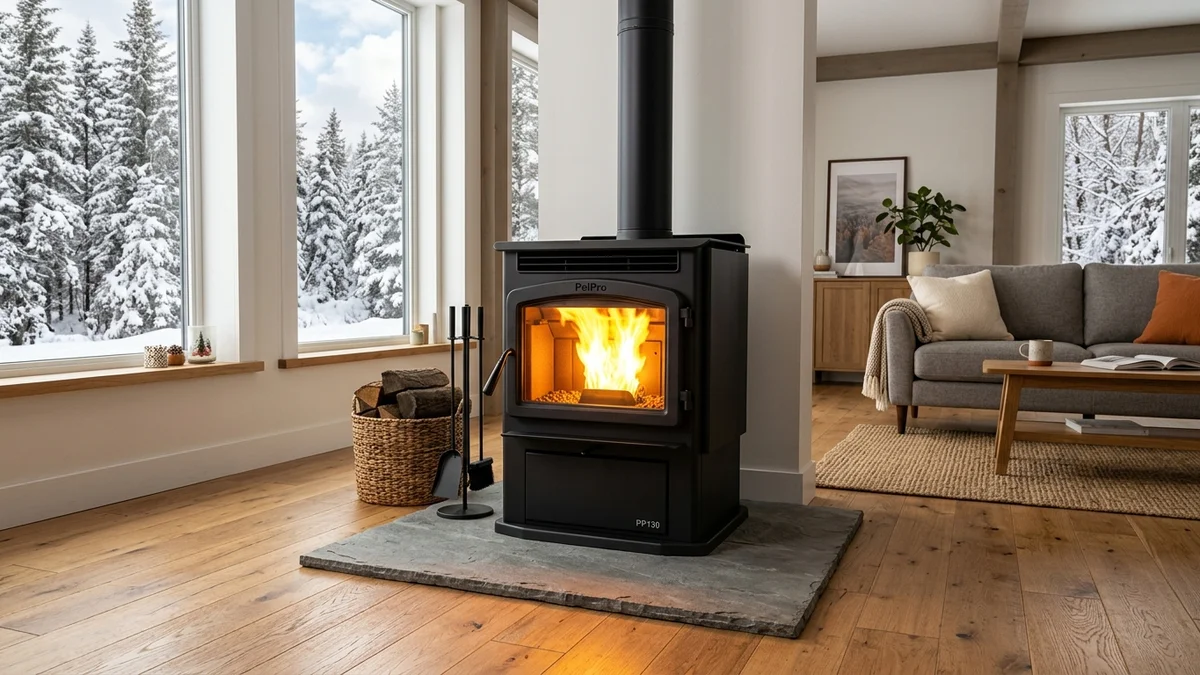 PelPro Pellet Stove Review: High-Capacity 50,000 BTU Value Heating & Efficiency
