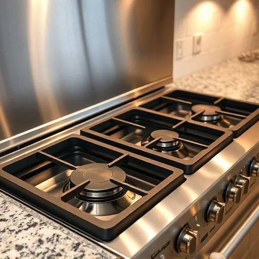 Viking Professional 5 Series 36-inch gas range in stainless steel on a kitchen counter